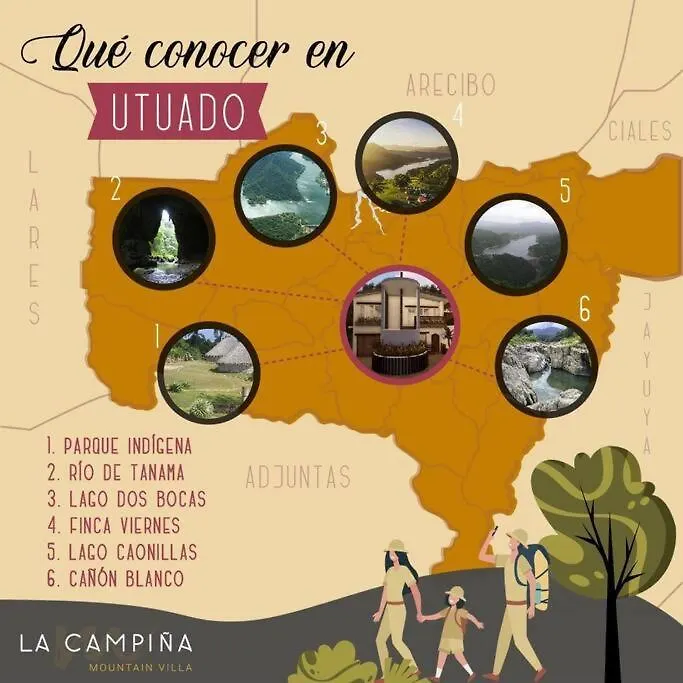 Utuado Villa Campina Retreat - Scenic Mountain Views 0*,  פוארטו ריקו